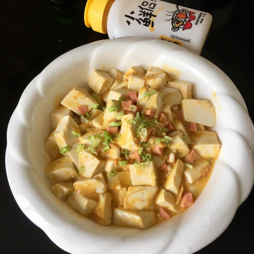 老丁的私房菜-蟹黄豆腐