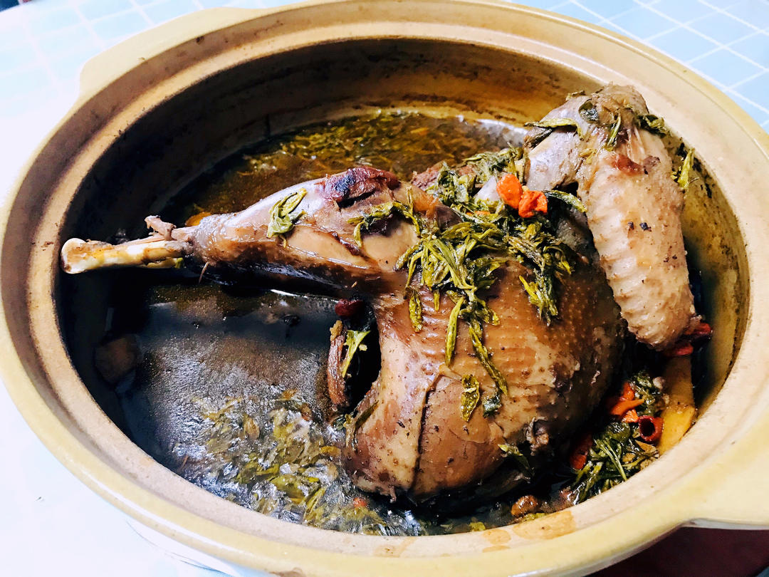 s驿站做的龙井茶香鸡