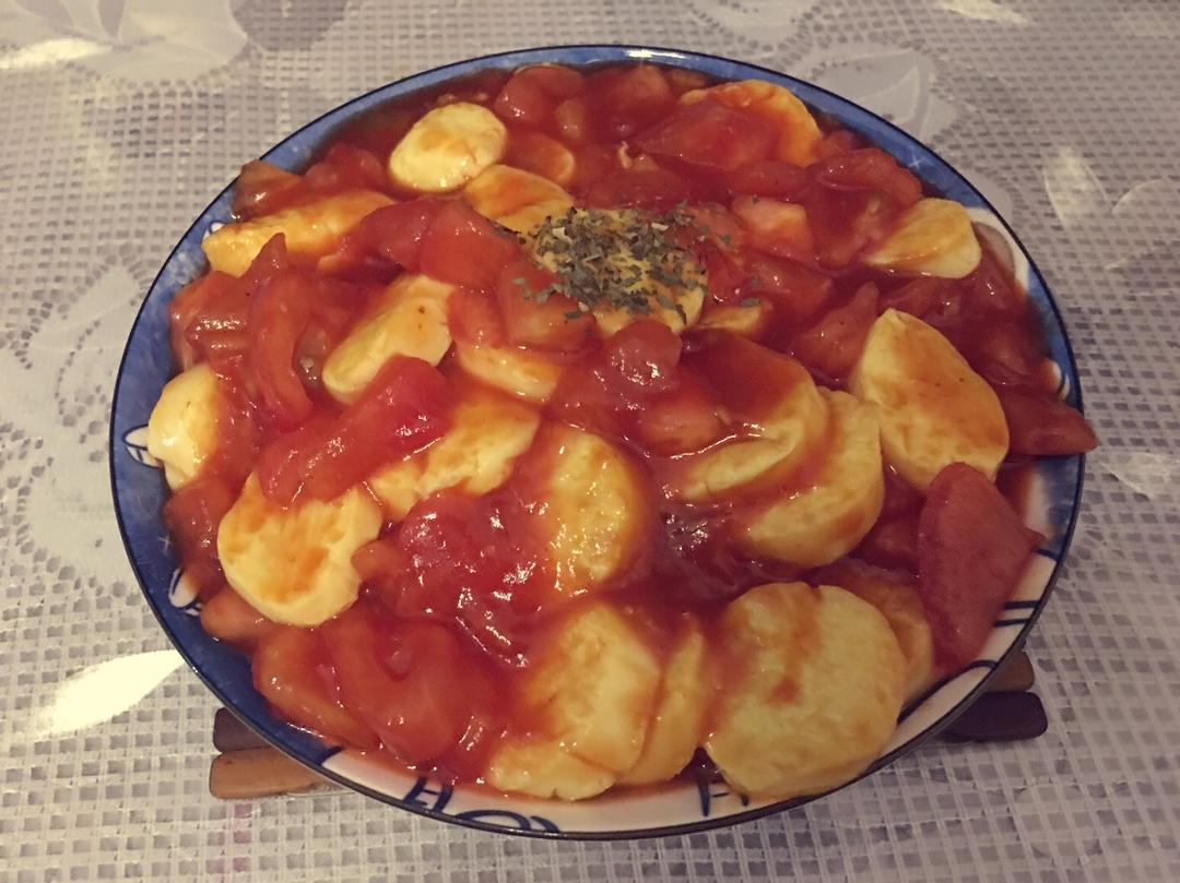 茄汁玉子豆腐