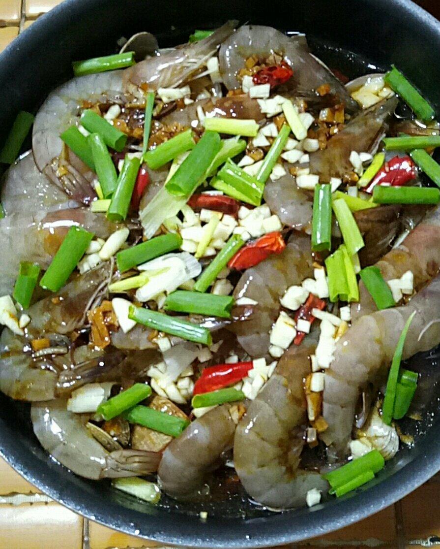 花甲鲜虾粉丝煲