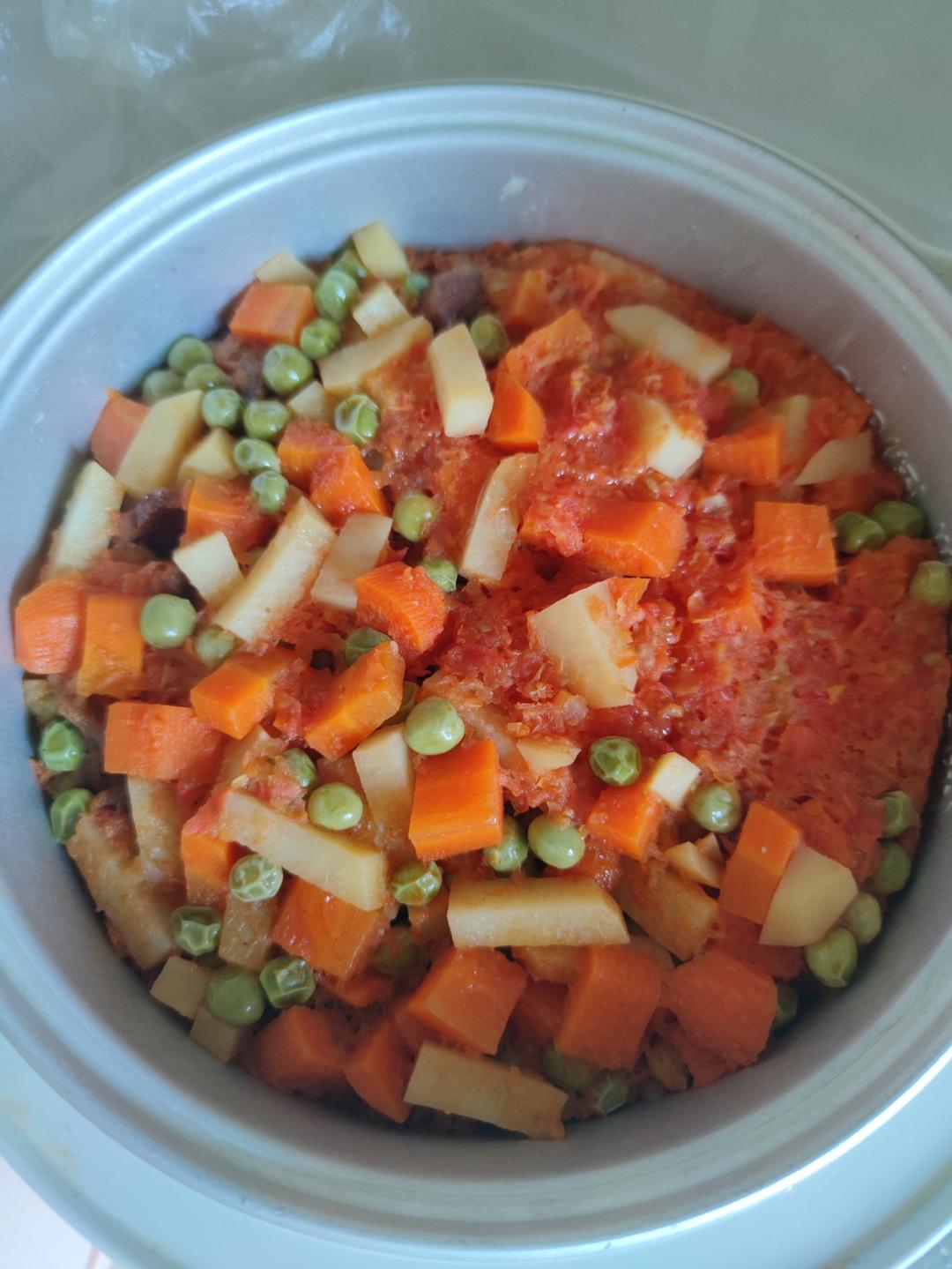 超级简单的西红柿烩饭