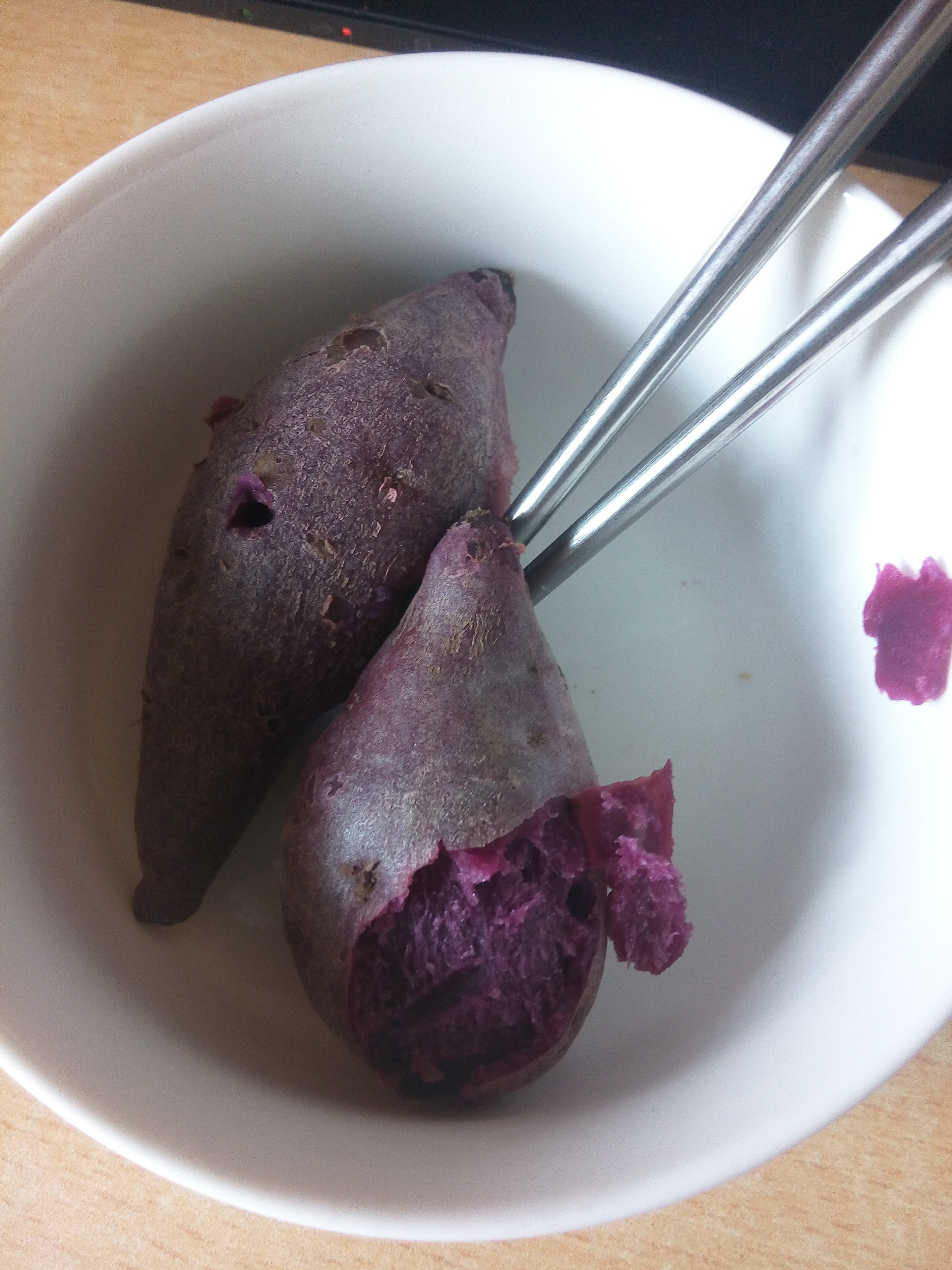 蒸紫薯