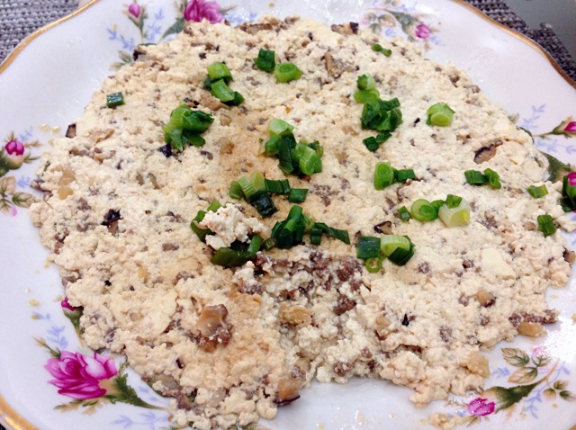 蒸豆腐饼