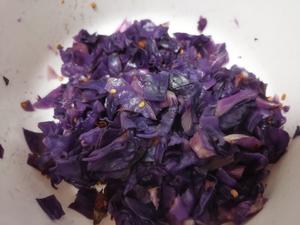 微波料理之辣拌紫甘蓝的做法 步骤5