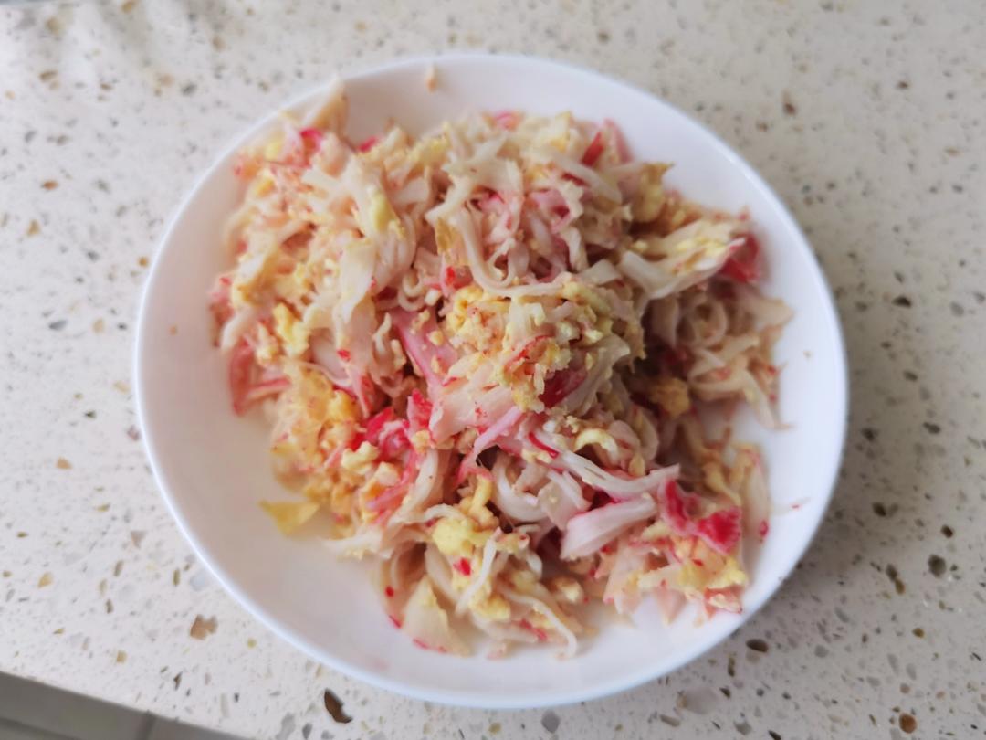 蟹柳滑蛋！鲜嫩到爆！