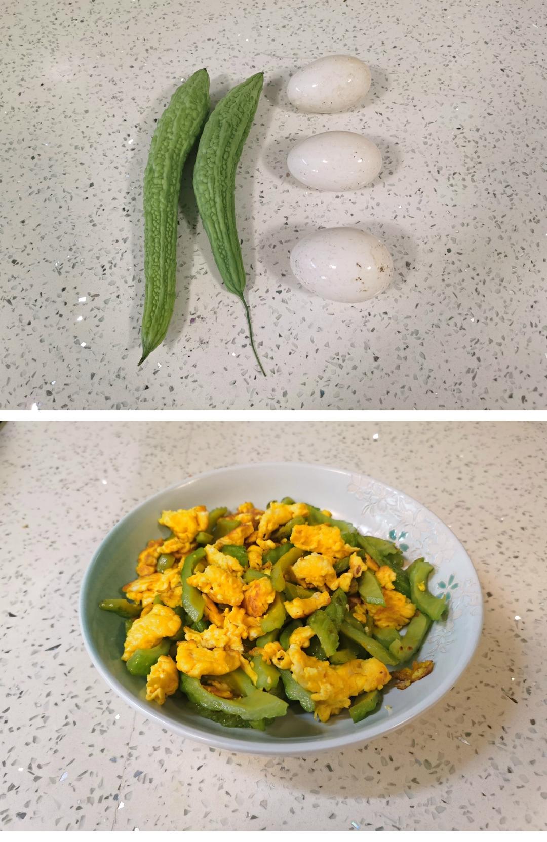 苦瓜炒蛋（清火菜）
