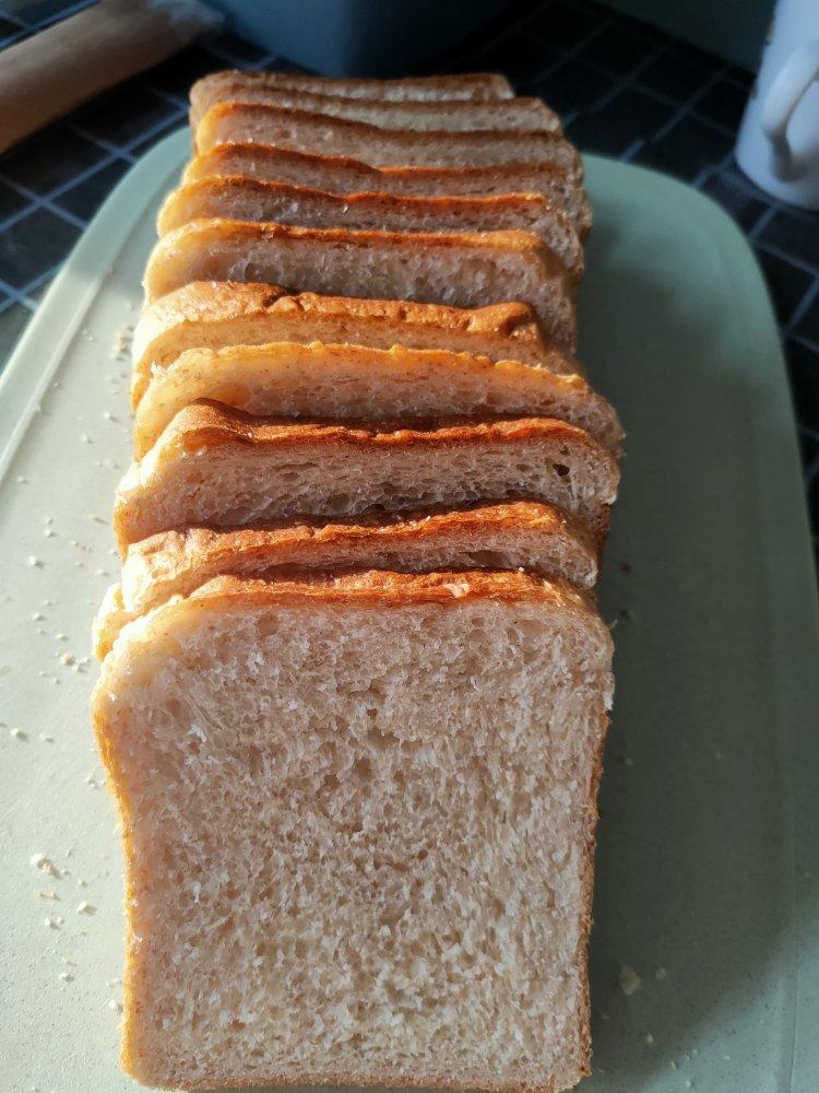 零失败零基础一次发酵简易全麦吐司适合减肥吃的