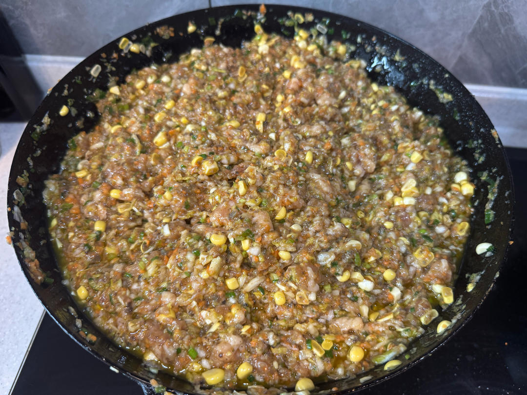 白菜猪肉三鲜饺子馅儿