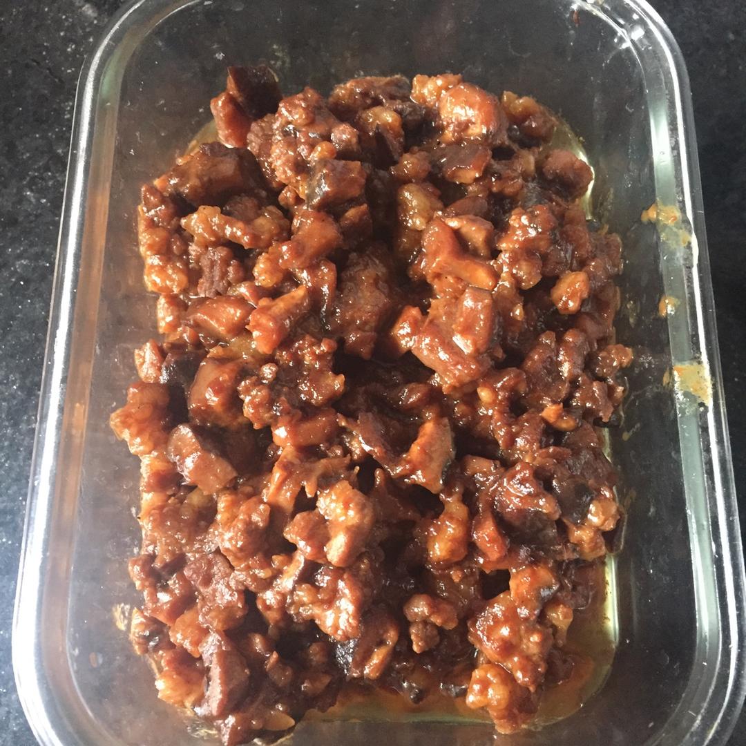香菇牛肉炸酱面