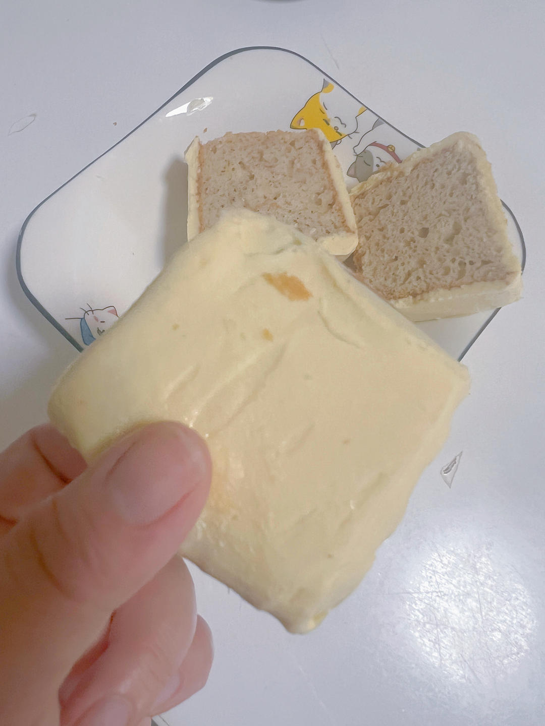 1周岁生日蛋糕（无糖香蕉戚风+无糖希腊酸奶抹面）