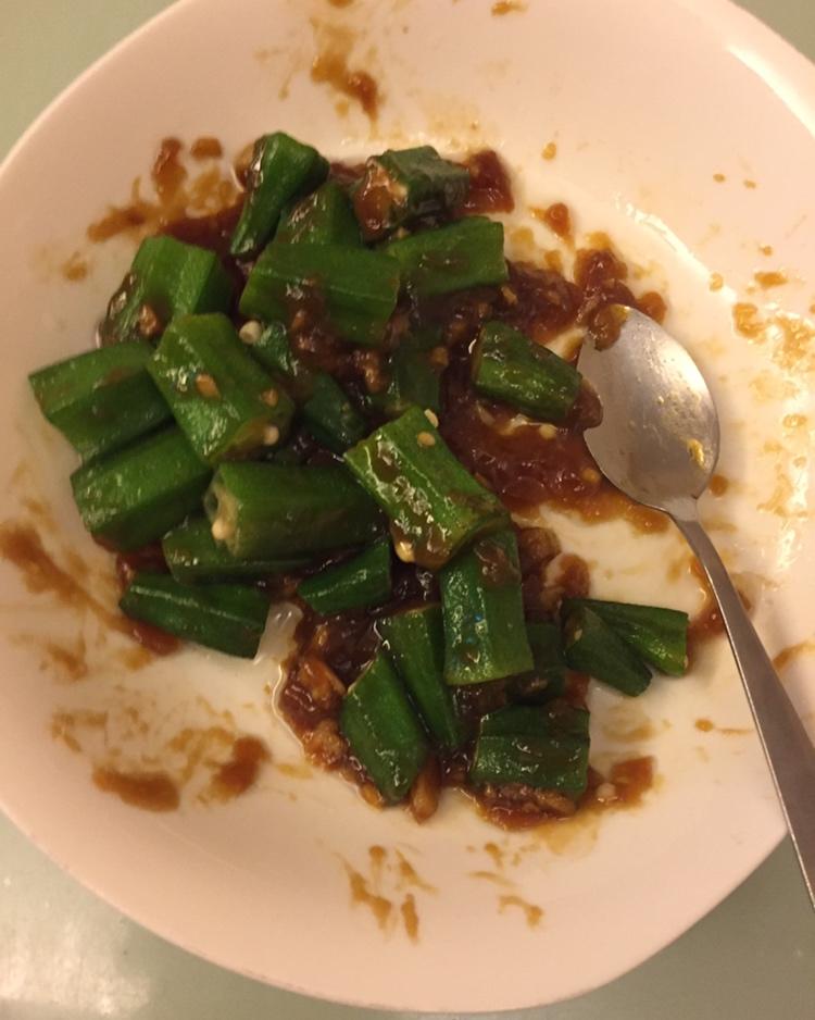 秋葵最好吃的做法，蒜香秋葵