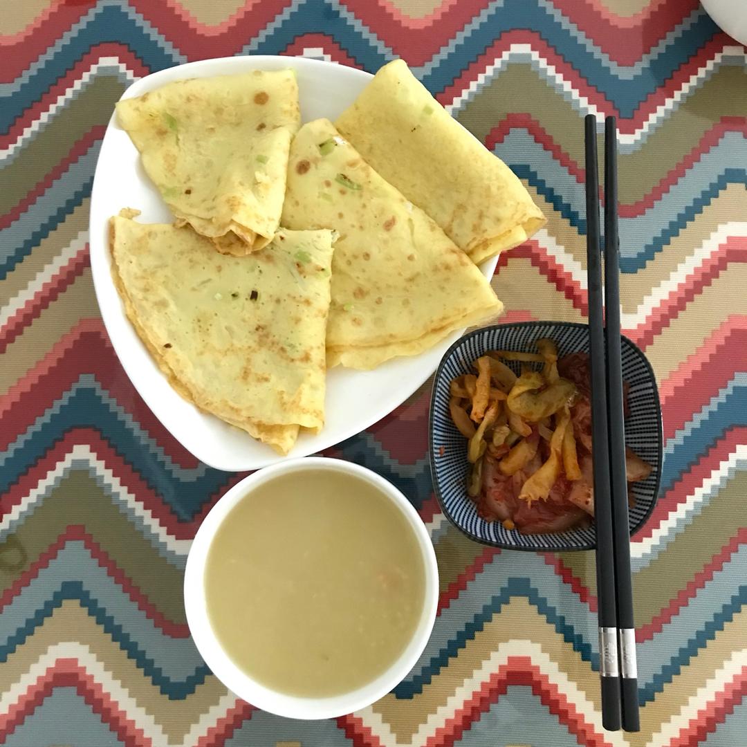 葱花鸡蛋饼