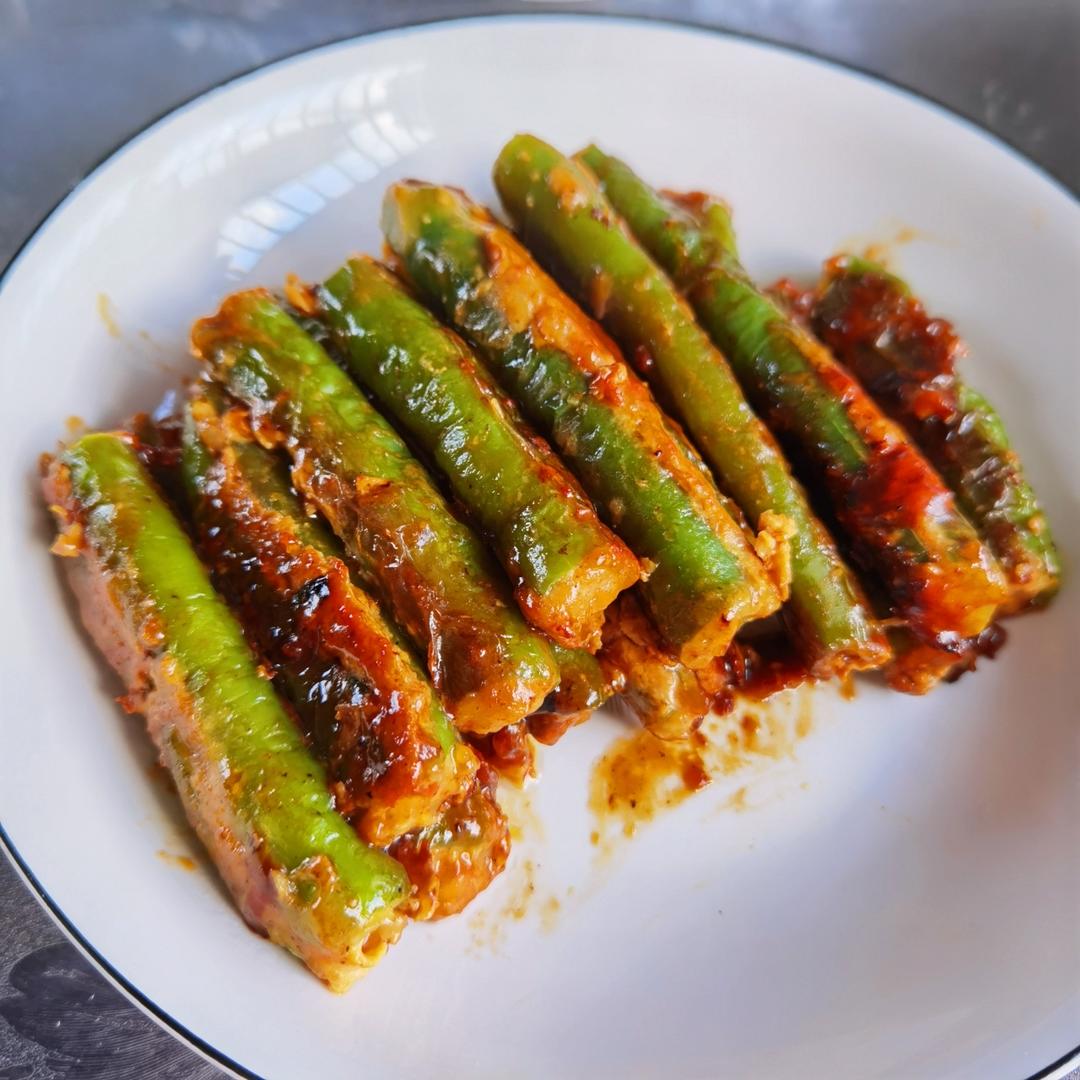 销魂青椒酿肉【超级下饭】