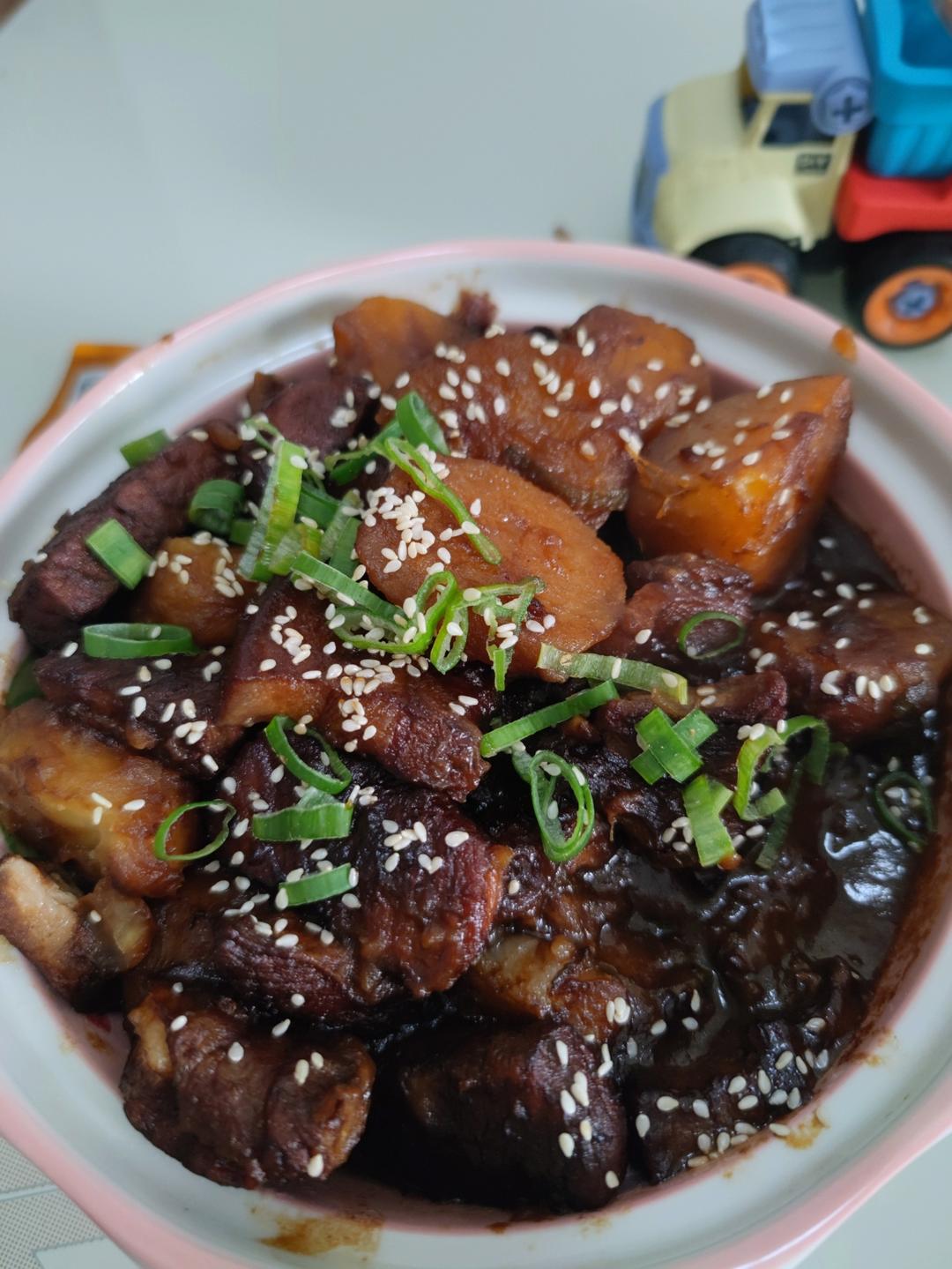 不焯水不放油的家常红烧肉