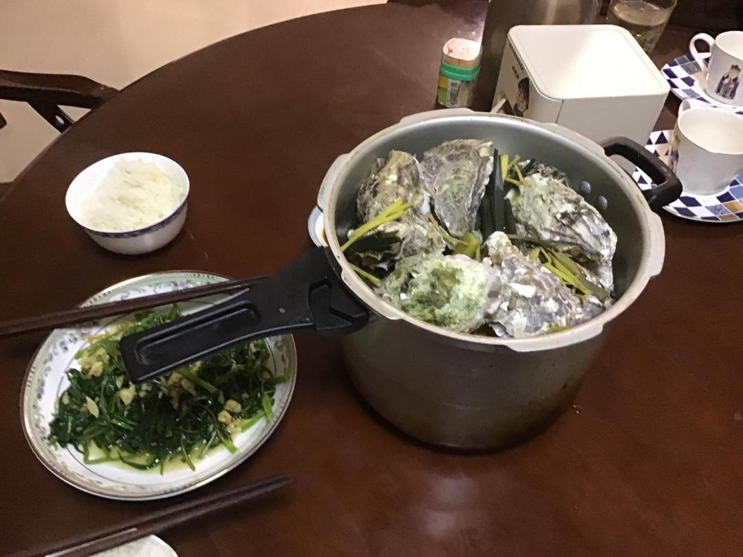 堪比烤生蚝的高压锅生蚝