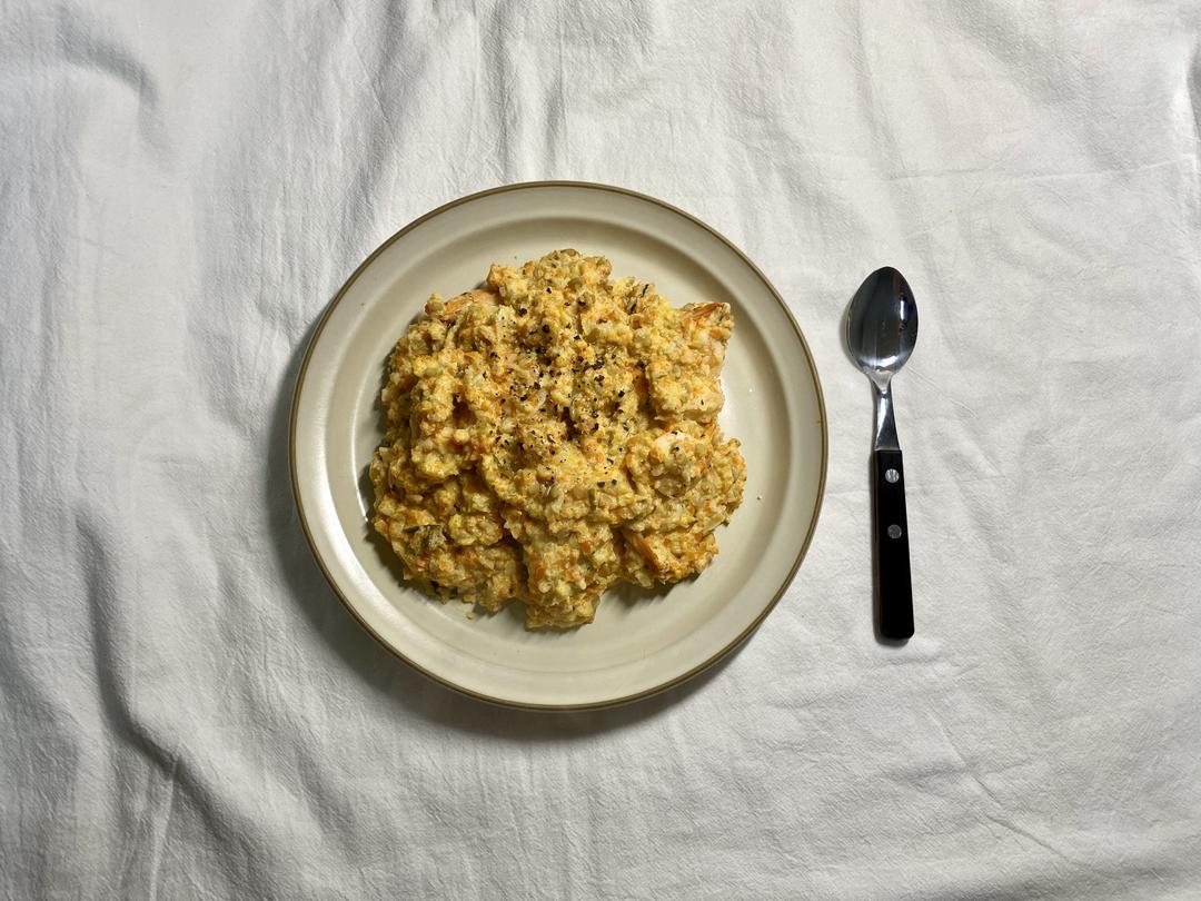 牛奶芝士蔬菜烩饭 - 解决各种剩菜的营养餐的做法 步骤5