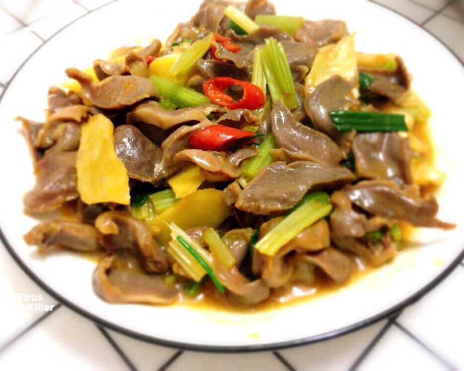 简炒鸭胗