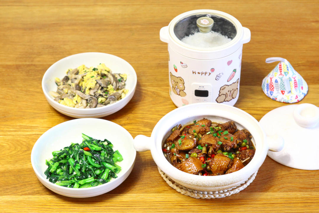 毛豆烧鸡腿