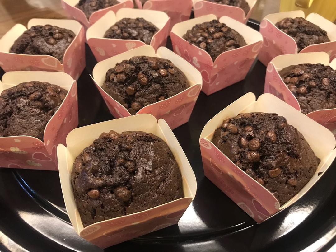 浓郁巧克力马芬