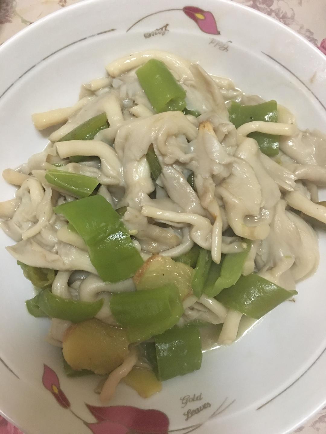 炒平菇的做法