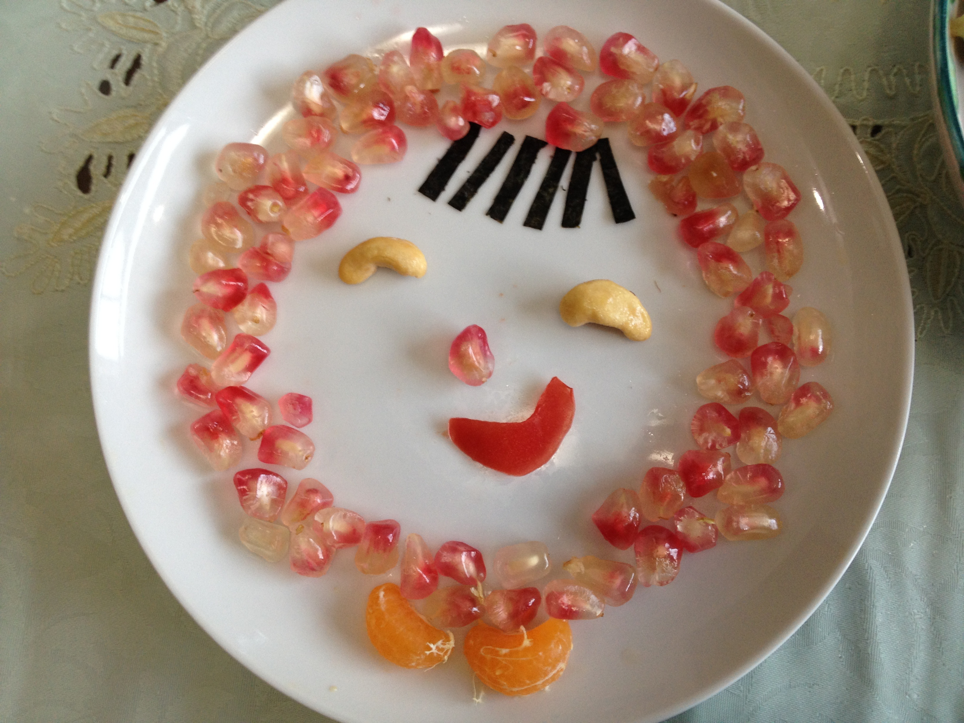 水果拼盘——晶莹的笑脸