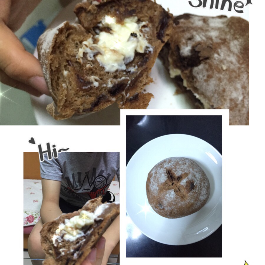 巧克力蔓越莓软欧 Rano Bread