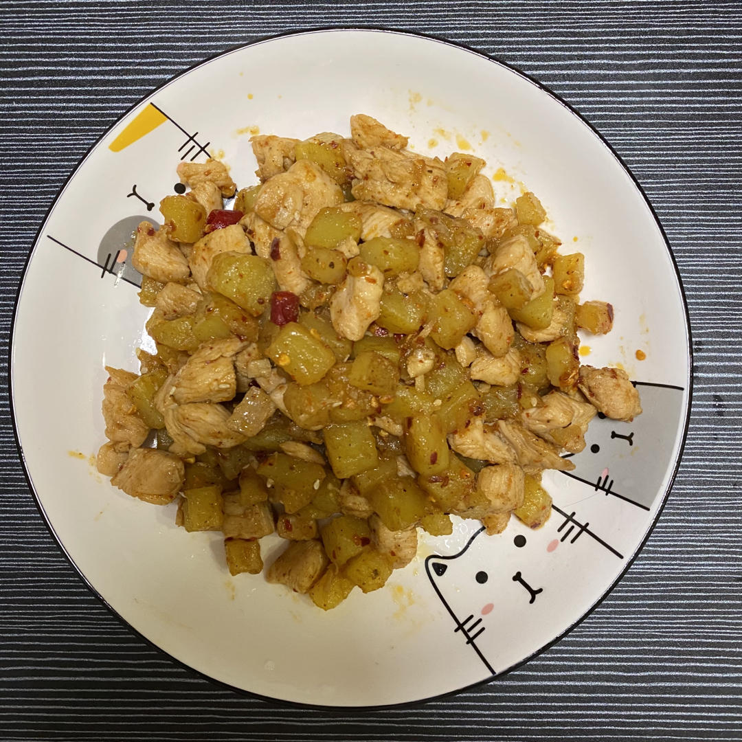 🔥比烧烤好吃的孜然鸡胸肉土豆丁‼️好吃