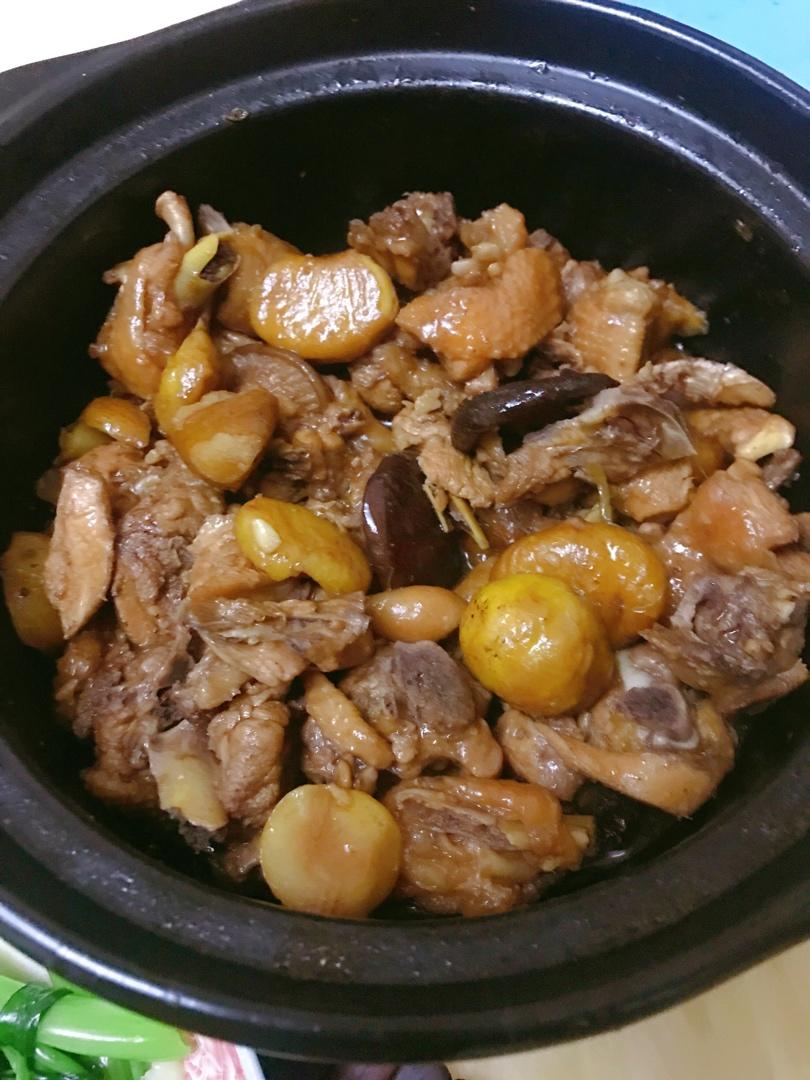 【栗子烧鸡】鸡肉都给你吃，栗子归我~