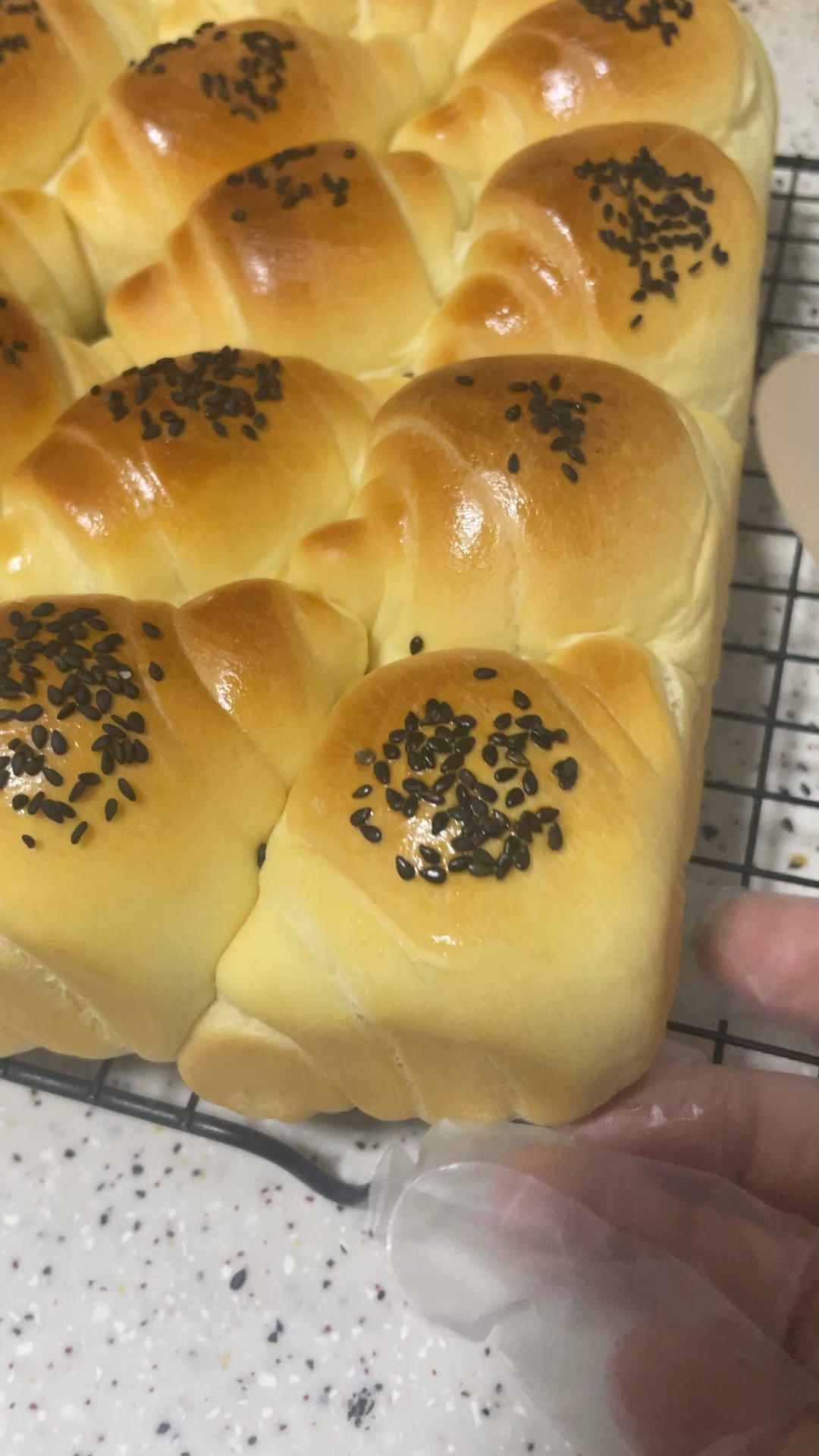 牛奶面包卷🥐（超软超拉丝）一次发酵