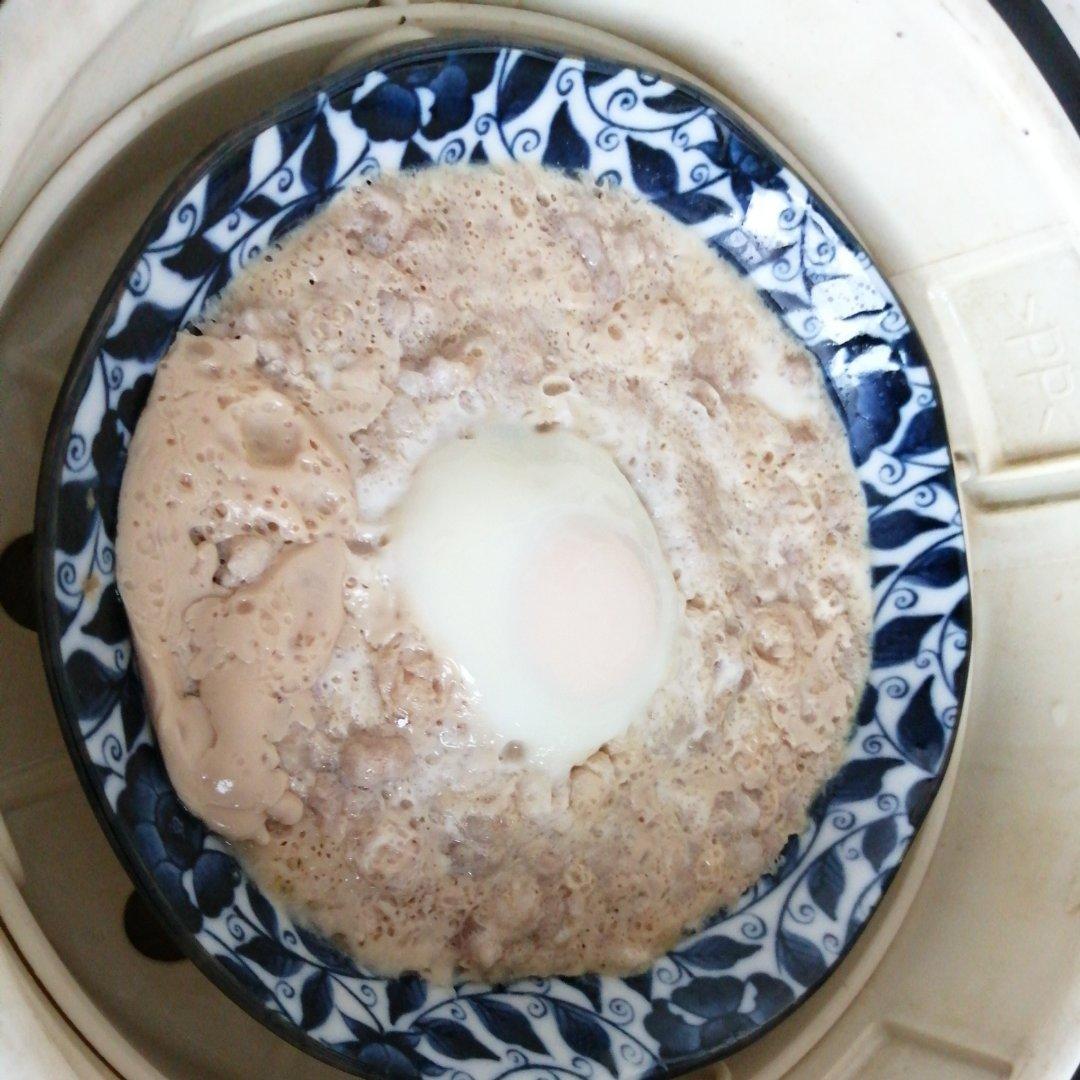 简单又好吃的肉饼蒸蛋
