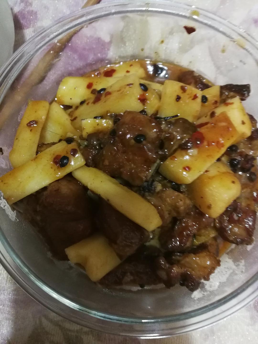 百香果山药烧排骨