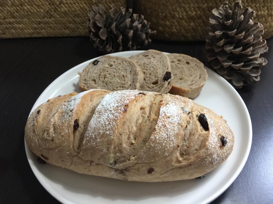 红枣核桃软欧包