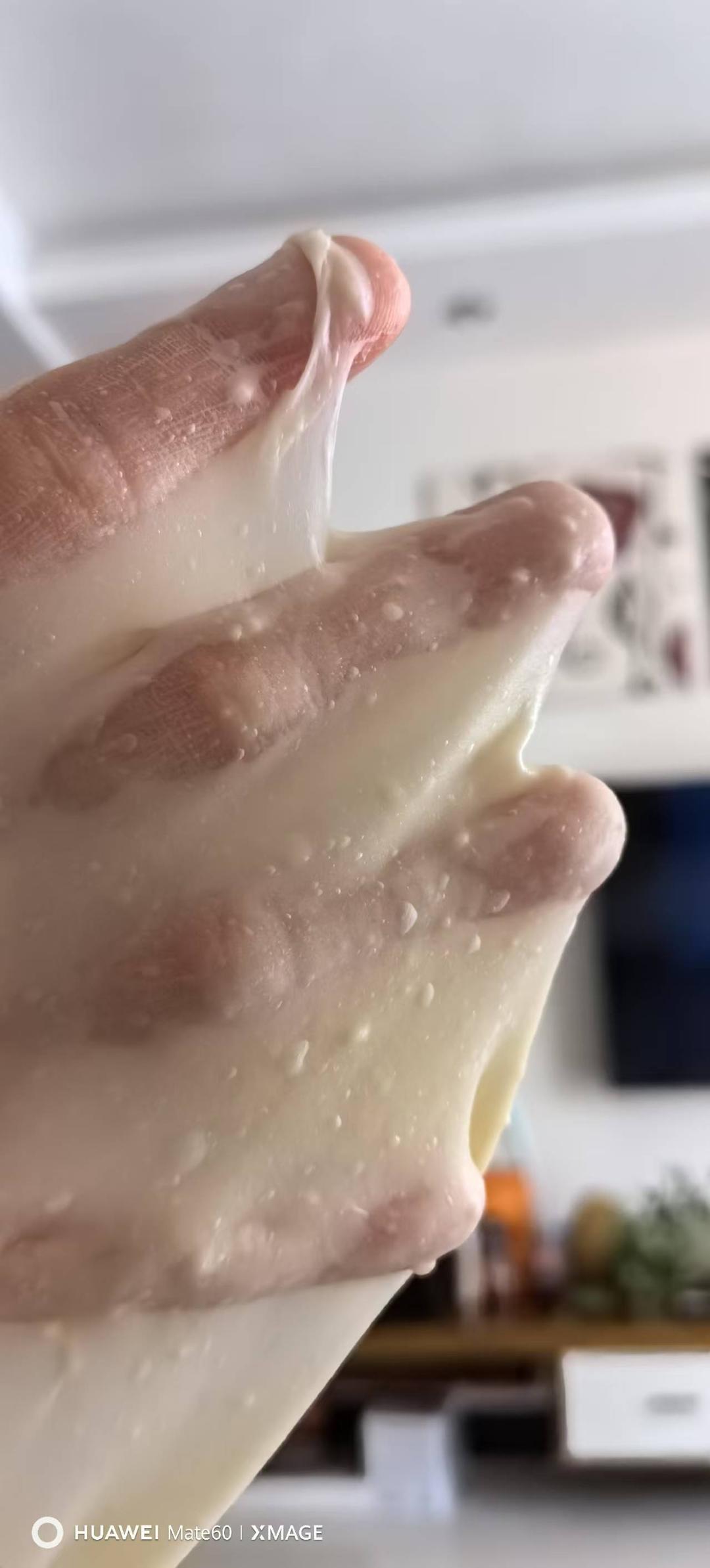 10分钟，出手套膜（手揉），附视频
