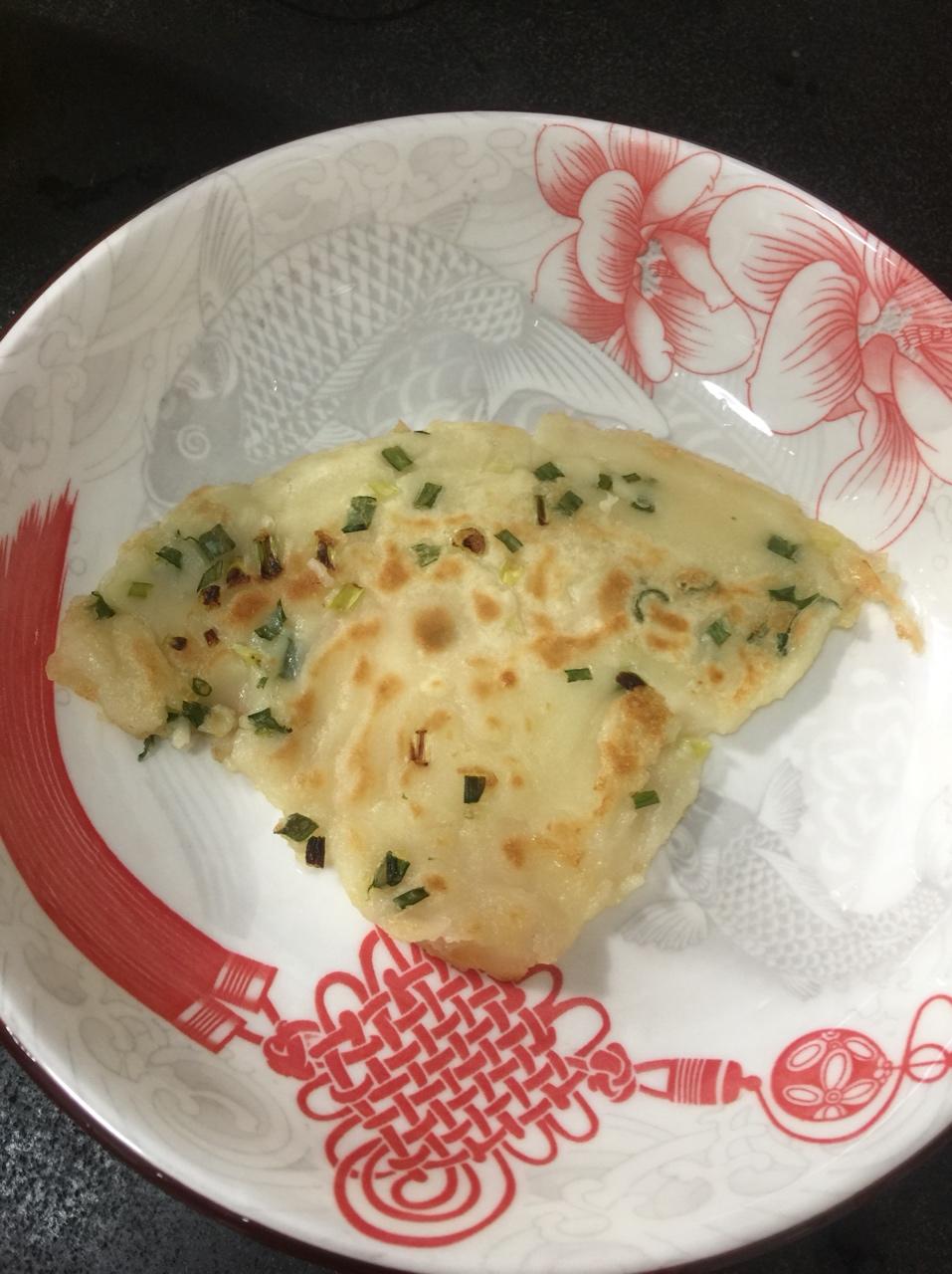 10分钟快手早餐~葱香蛋煎饼