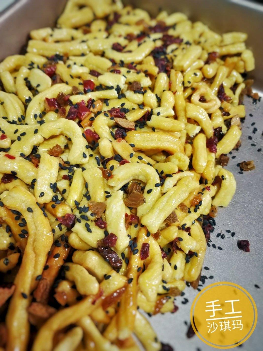 松软的鸡蛋沙琪玛