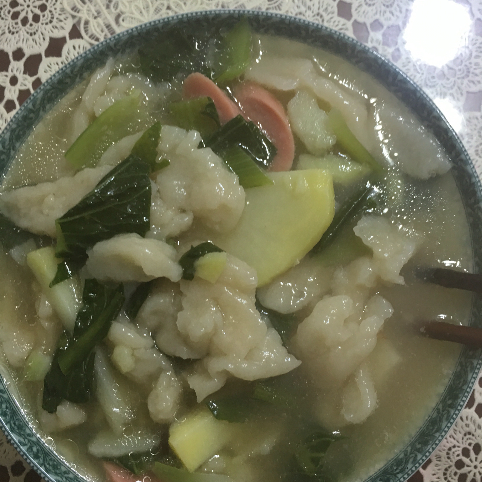 小虫-43做过麦花汤第一次尝试,就是样子不好看,味