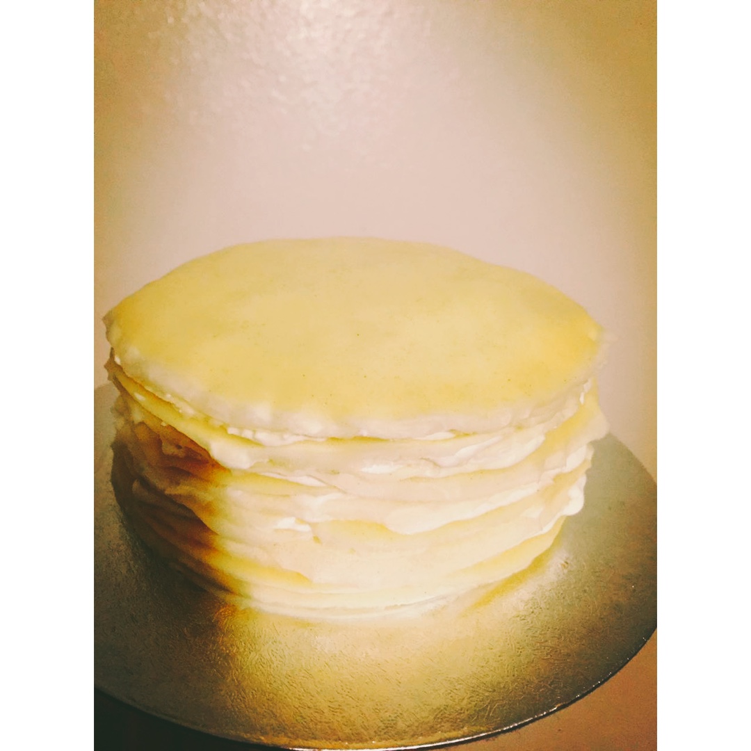 榴莲千层蛋糕#皮黑森林#