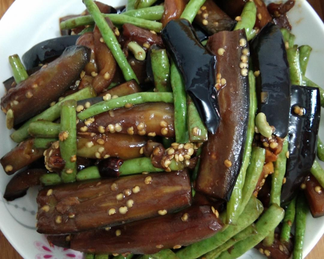 茄子炒豆角