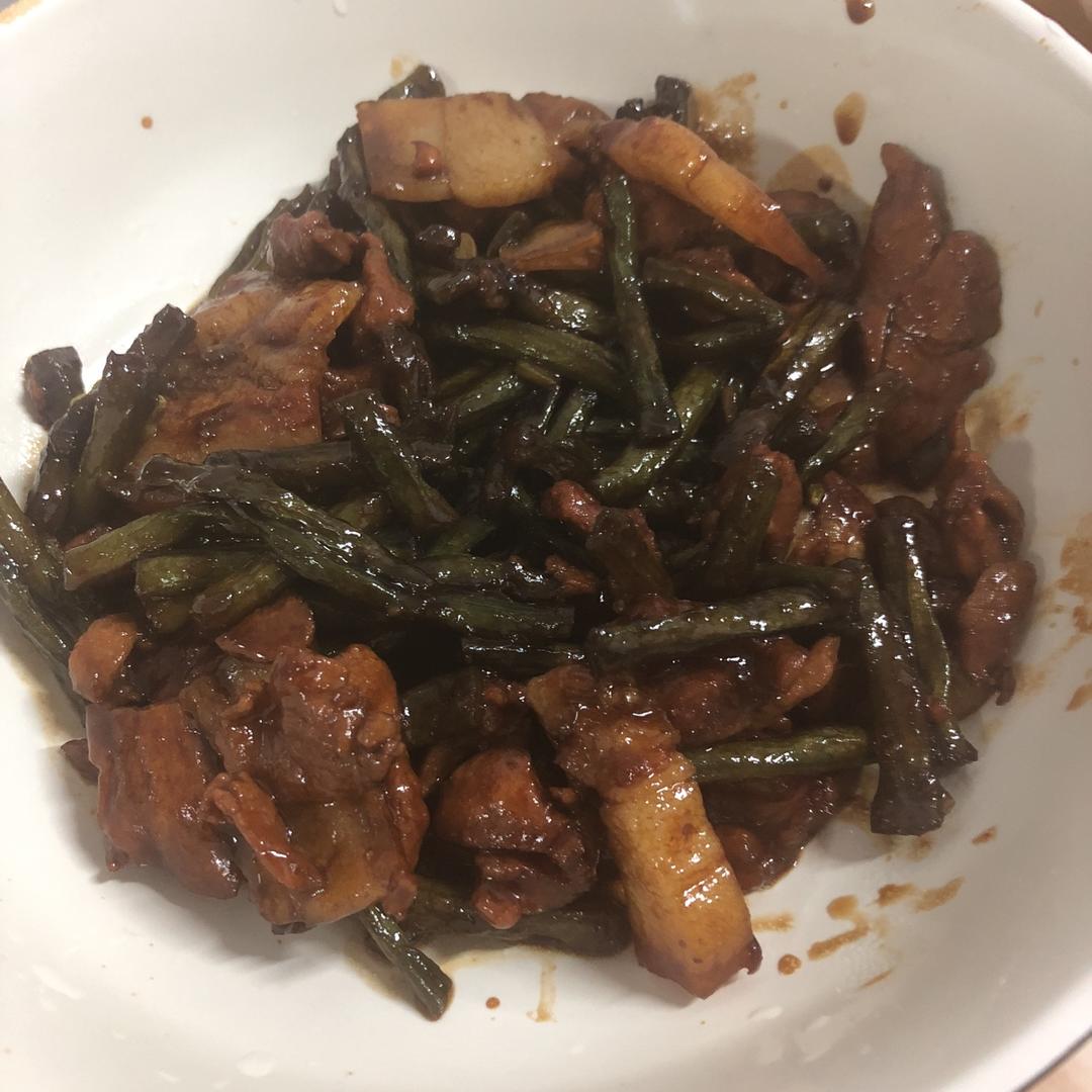 线豆儿炒肉