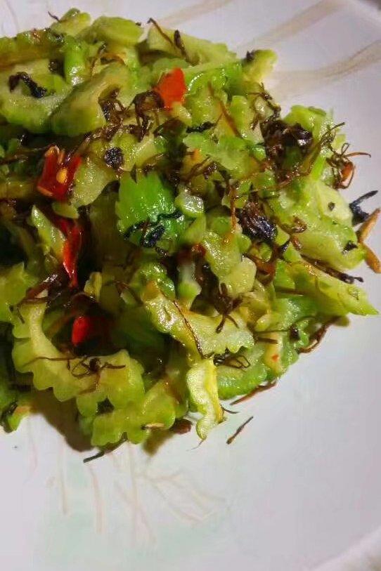 苦瓜辣炒梅干菜