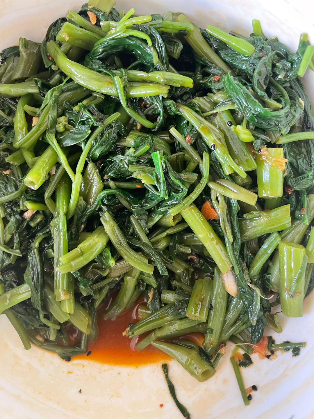 凉拌空心菜