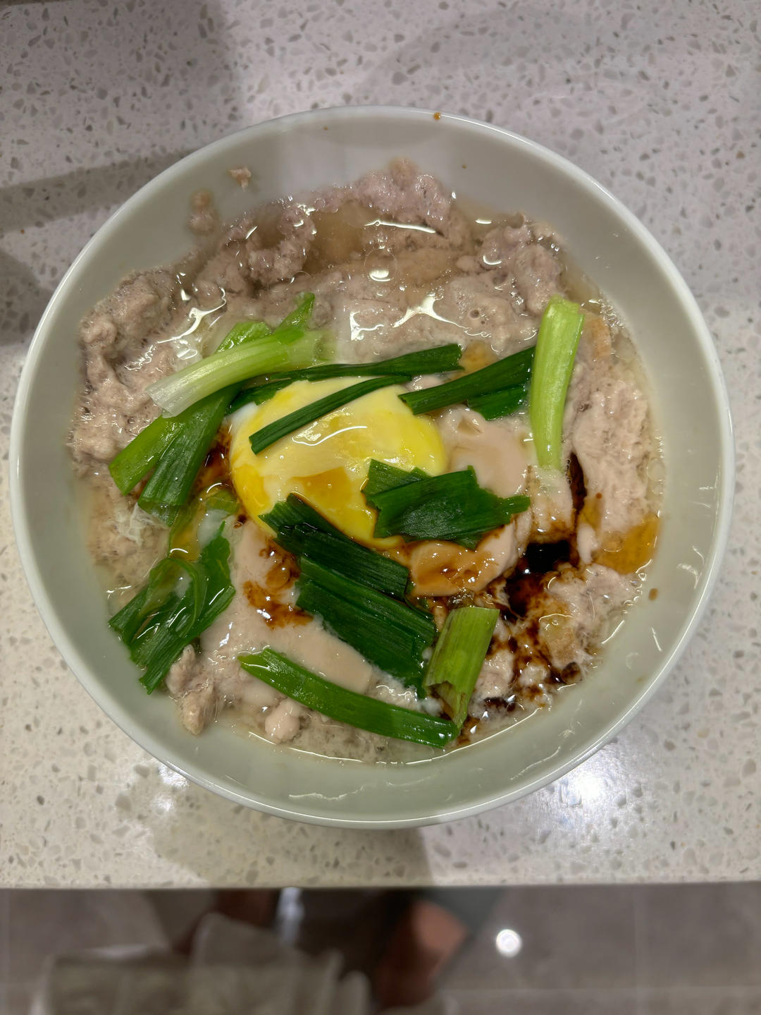 老上海风味的肉饼子蒸蛋