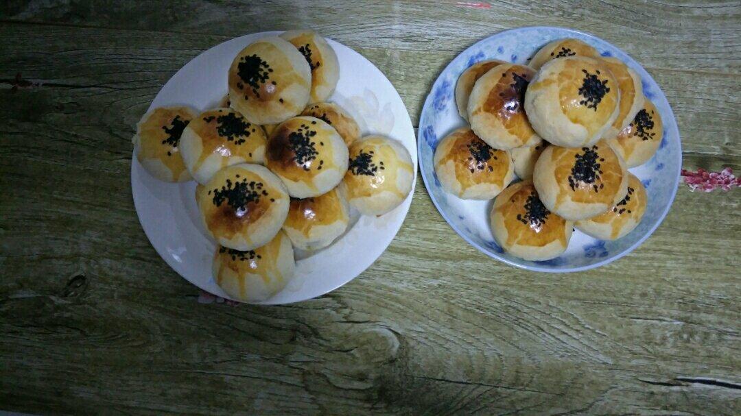 红豆酥饼（附油酥不测漏的办法）
