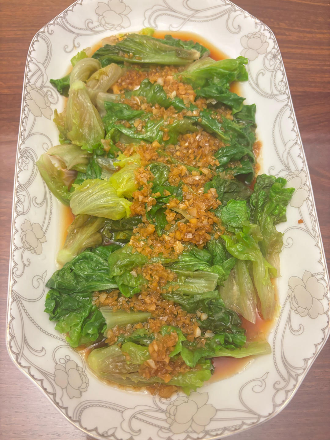 蒜蓉生菜，3分钟搞定