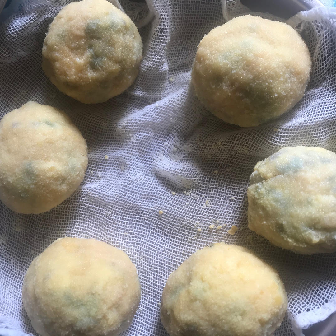 低热量玉米面菜团