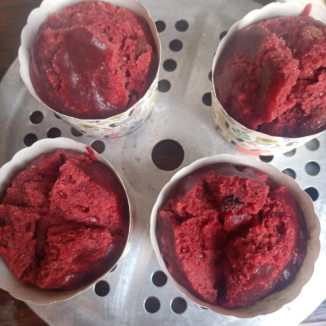 只要混合就可以的开花糕