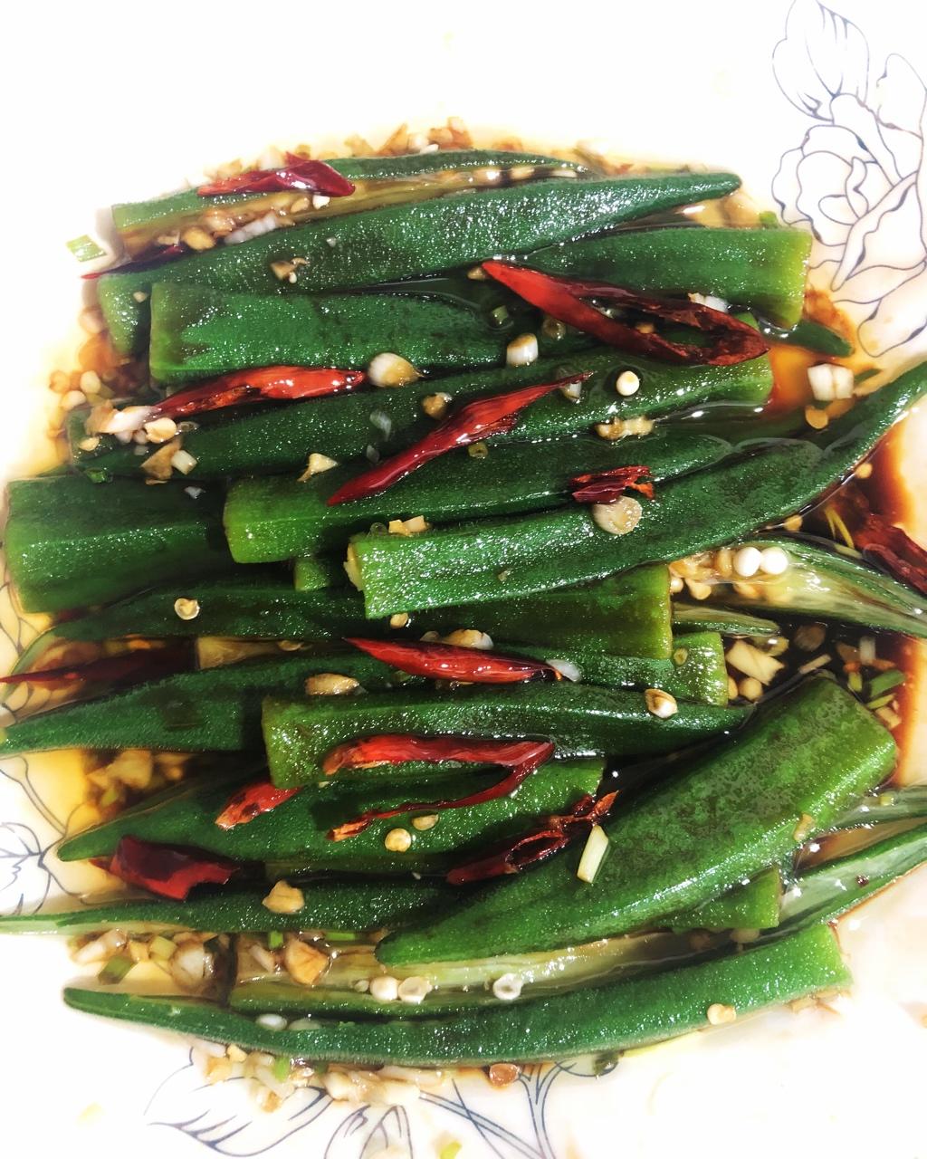 凉拌秋葵