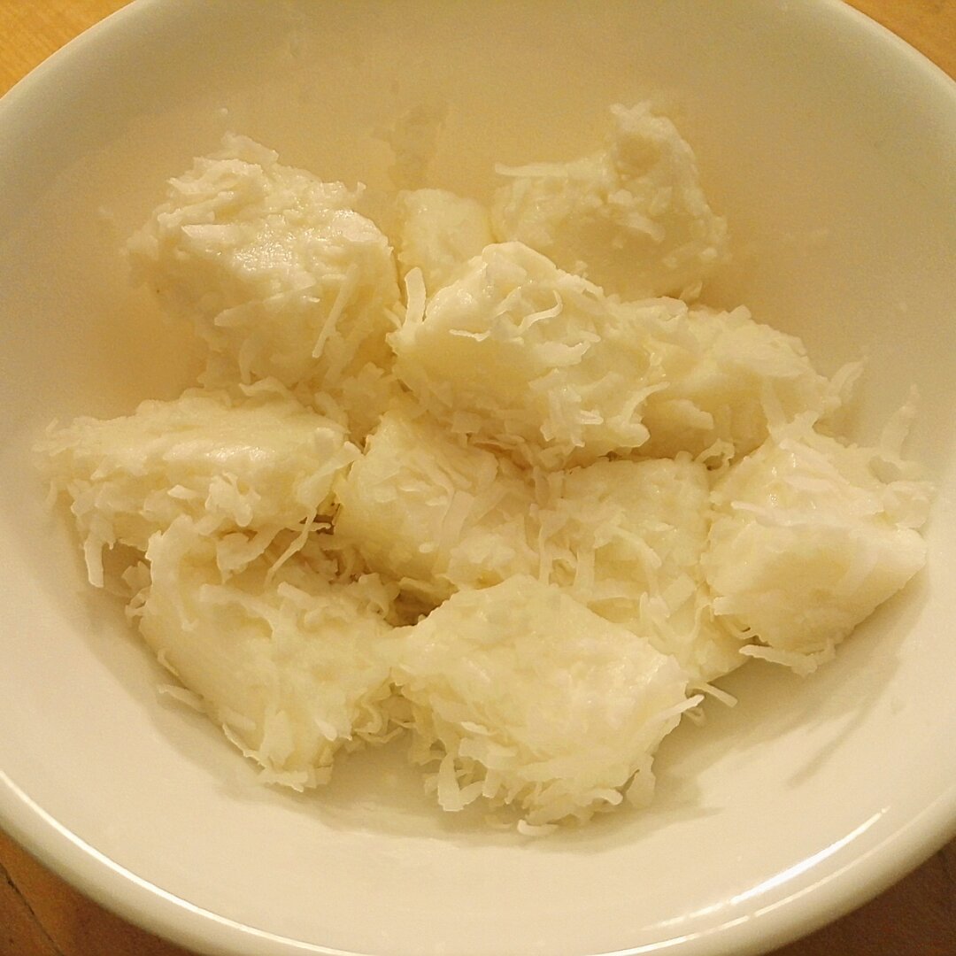 椰子奶糕（附上脆炸鲜奶做法）