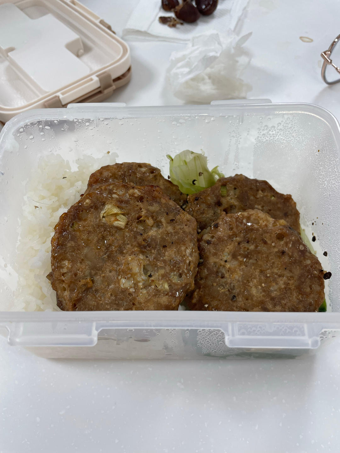 「厨房实验」莲藕猪肉饼（无油烤箱版）