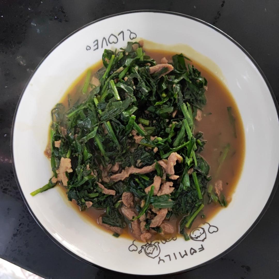 韭菜炒肉丝